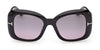 Tom Ford Sandra-02 TF1348 #colour_shiny black/grey to purple gradient