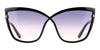 Tom Ford Sandrine-02 TF0715 #colour_shiny black/grey to brown gradient