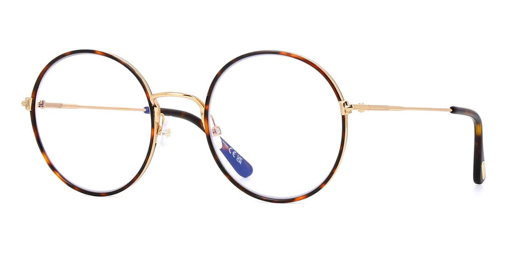 Tom Ford TF5632-B #colour_shiny dark havana on gold