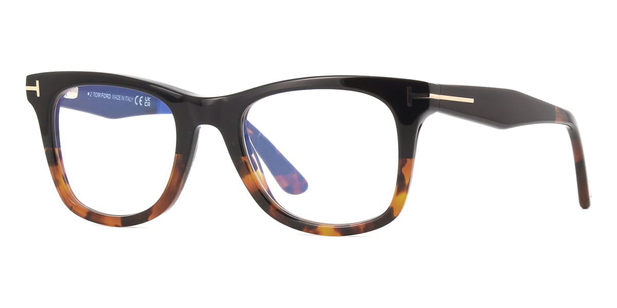 Tom Ford TF5970-B Blue Light With Clip-on Square Glasses | Fashion