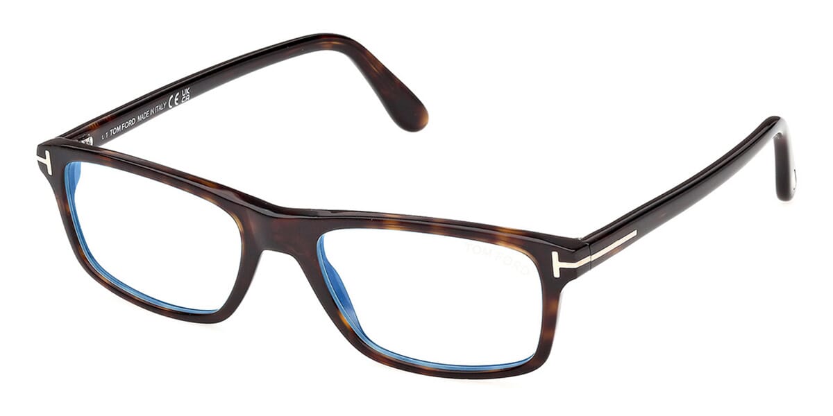 Tom Ford TF6119-B Blue Light Rectangle Glasses | Fashion Eyewear US