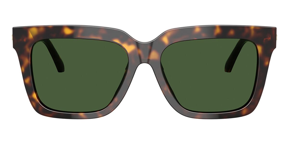 Versace Olive green and Brown Oversized Square Sunglasses with Black Lenses. Versace VE2257 1002/71 Sunglasses - US main image 3