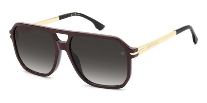 Victoria Beckham VB1002/S #colour_burgundy/grey gradient