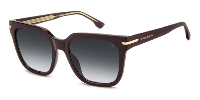 Victoria Beckham VB1003/S #colour_burgundy/grey gradient
