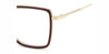 Victoria Beckham VB1006 #colour_burgundy with gold