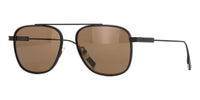 Zegna EZ0291/S #colour_matte black/brown with light mirror
