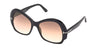 Tom Ford ZELDA TF874 Black/Brown Mirror #colour_black-brown-mirror