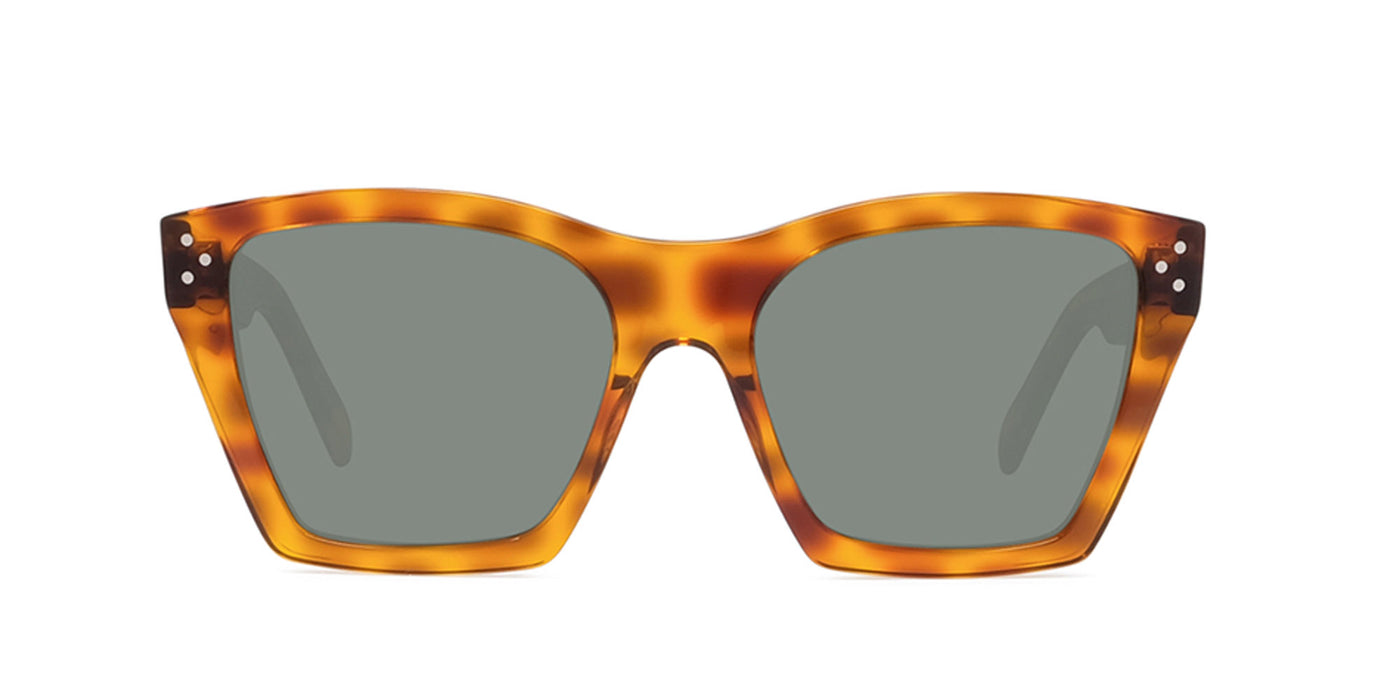 Celine CL40090I Light Tortoise/Green #colour_light-tortoise-green