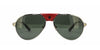 Cartier Santos de Cartier CT0034S Gunmetal/Green Polarised #colour_gunmetal-green-polarised