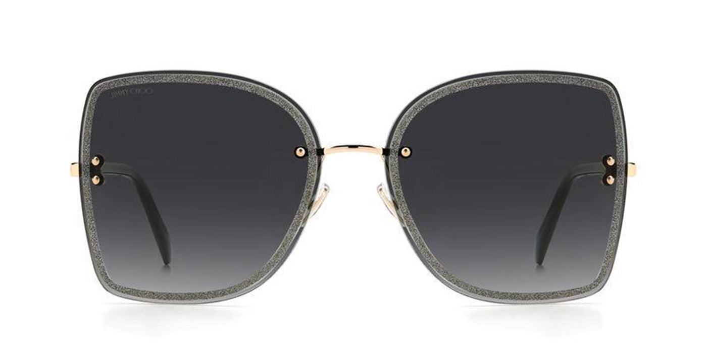 Jimmy Choo Leti/S Black-Gold/Grey Gradient #colour_black-gold-grey-gradient