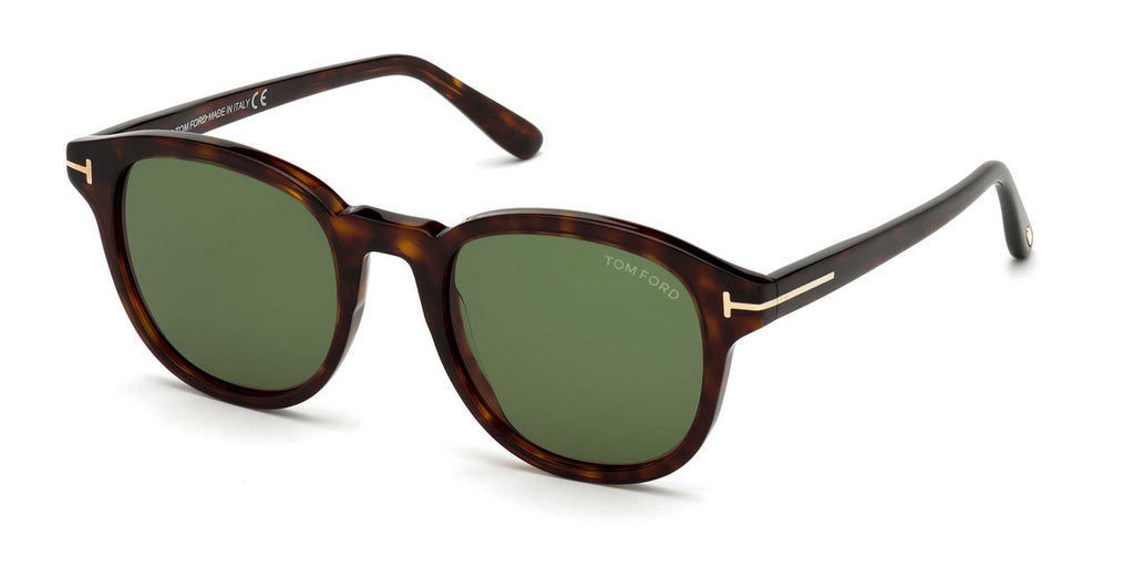 Tom Ford Jameson TF752 Dark Tortoise/Green #colour_dark-tortoise-green
