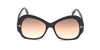 Tom Ford ZELDA TF874 Black/Brown Mirror #colour_black-brown-mirror