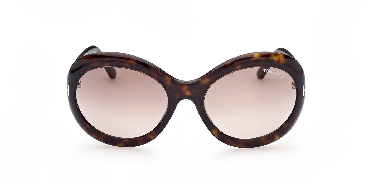 Tom Ford Liya-02 TF918 Dark Tortoise/Brown Gradient #colour_dark-tortoise-brown-gradient