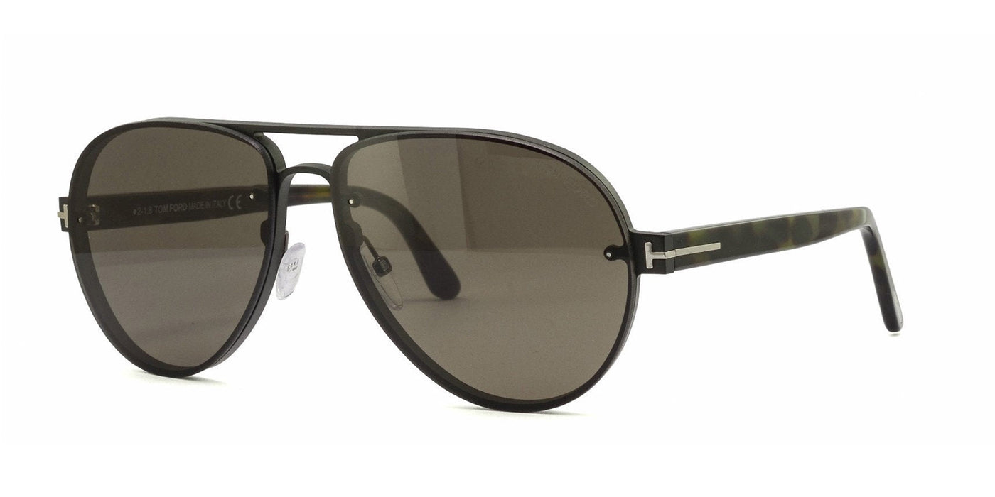 Tom Ford Alexei-02 TF622 Gunmetal/Brown #colour_gunmetal-brown