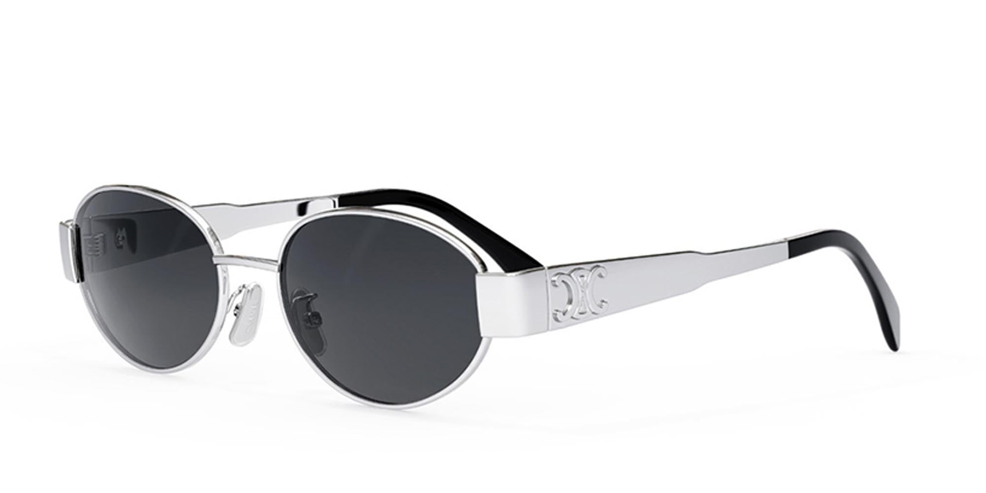 Triomphe Square Glasses in Black - Celine Eyewear