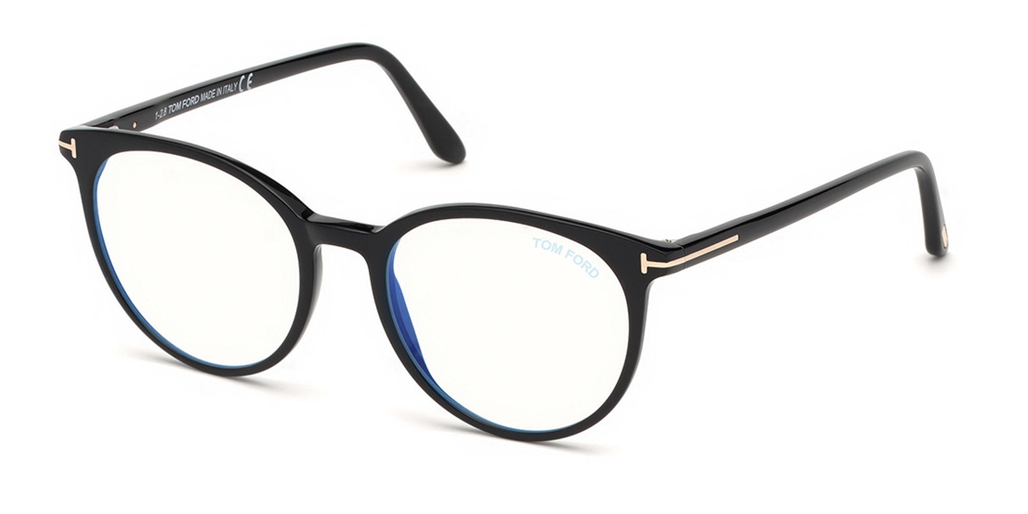 Tom Ford TF5575-B Round Glasses | Fashion Eyewear US