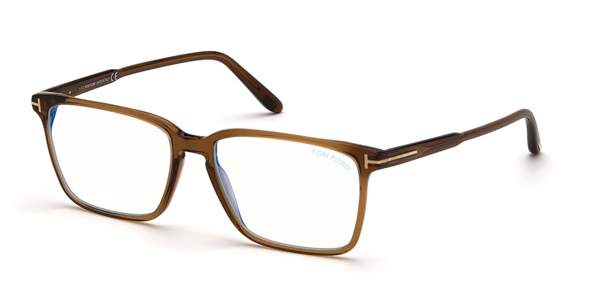 Tom Ford Women’s Brown Rectangular Prescription Eyeglasses Frames Tom Ford FT5949-B Sunglasses Women Dark Havana 56mm New 100  main image 2