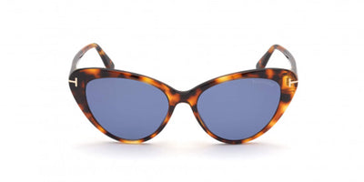 Tom Ford HARLOW TF869 Light Tortoise/Blue #colour_light-tortoise-blue