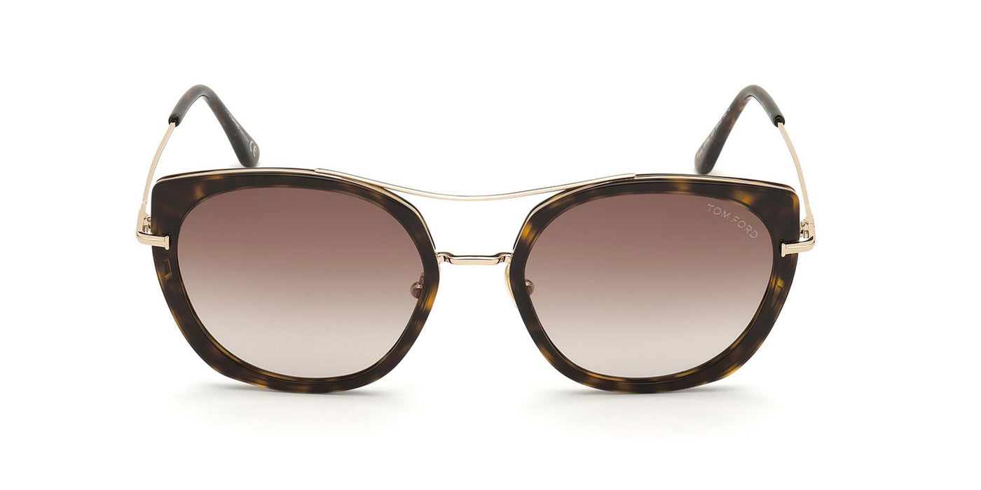 Tom Ford Joey TF760 Dark Tortoise/Brown Gradient #colour_dark-tortoise-brown-gradient