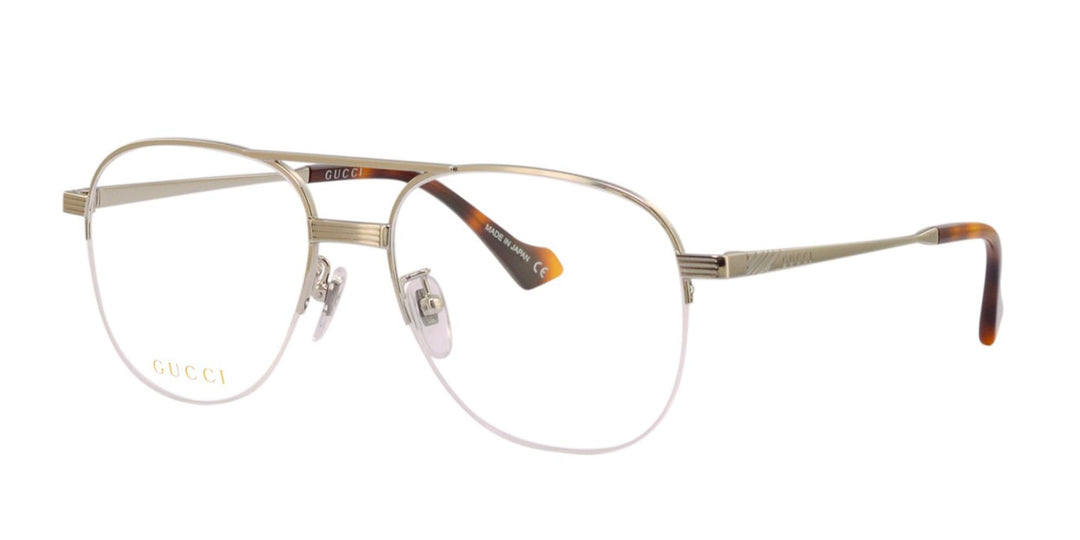 GUCCIメガネ Gucci GG0745O Aviator Glasses | Fashion Eyewear
