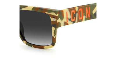 DSQUARED2 Icon 0003/S Camo/Green Gradient #colour_camo-green-gradient