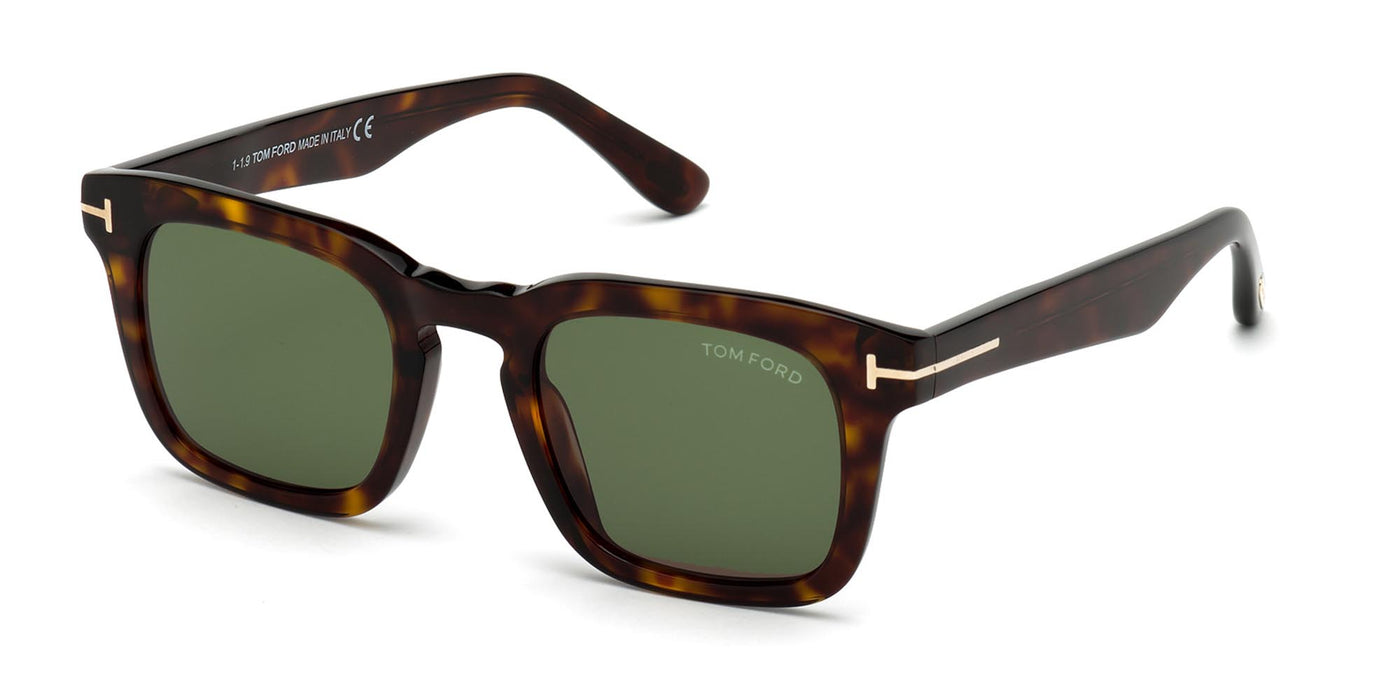 Tom Ford Dax TF751 Dark Tortoise/Green #colour_dark-tortoise-green