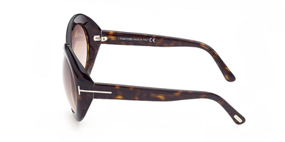 Tom Ford Liya-02 TF918 Dark Tortoise/Brown Gradient #colour_dark-tortoise-brown-gradient