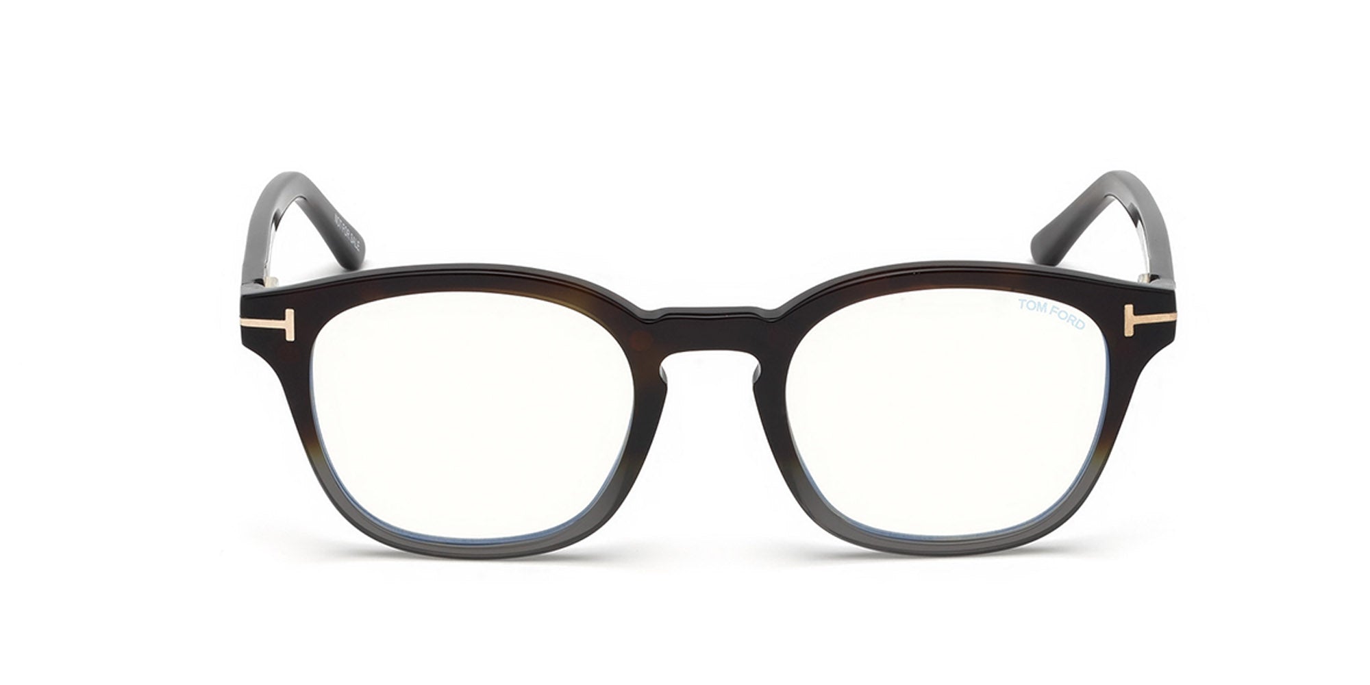 Tom Ford TF B With Clip on Rectangle Glasses   Fashion Eyewear