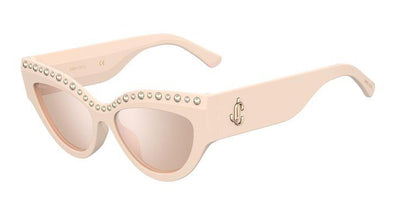Jimmy Choo Sonja/G/S Asian Fit Ivory/Pink Mirror #colour_ivory-pink-mirror