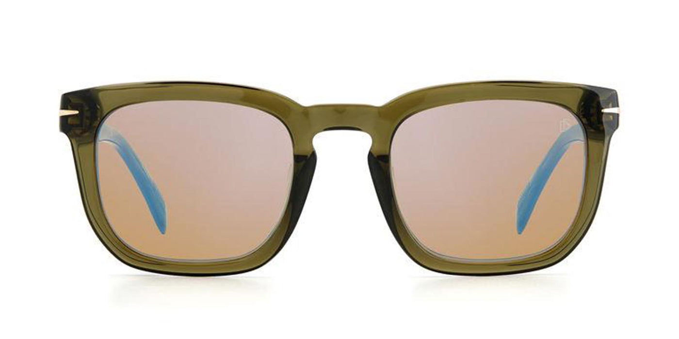 David Beckham DB7076/S B Olive/Brown Mirror #colour_olive-brown-mirror