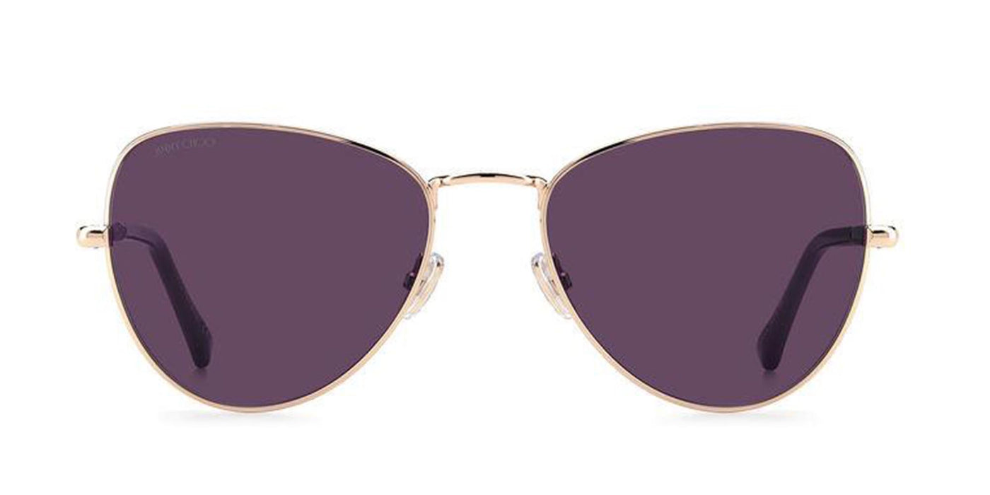 Jimmy Choo Carol/S Gold-Plum/Violet #colour_gold-plum-violet