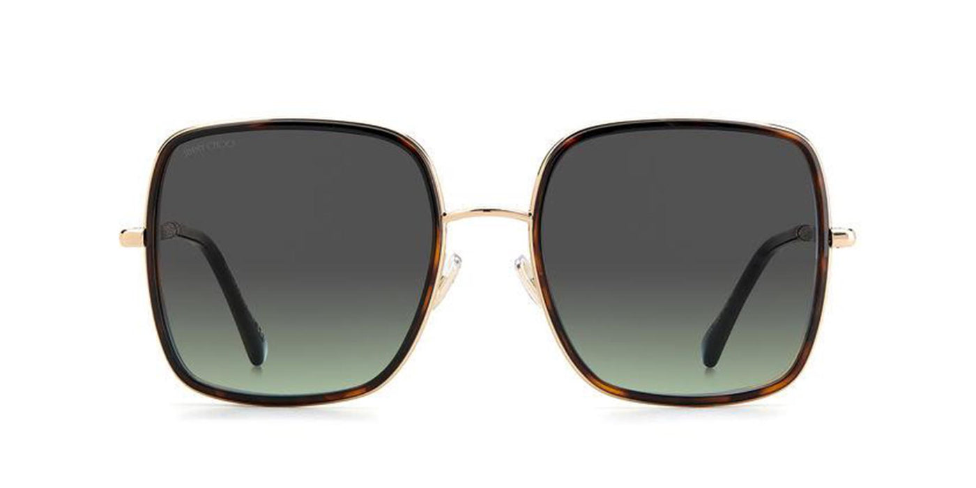 Jimmy Choo Jayla/S Gold Havana/Green Gradient #colour_gold-havana-green-gradient