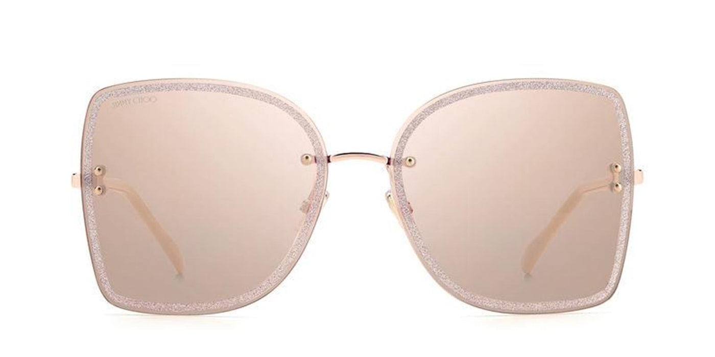 Jimmy Choo Leti/S Nude Gold/Pink Mirror #colour_nude-gold-pink-mirror