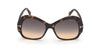 Tom Ford ZELDA TF874 Dark Tortoise/Grey Gradient #colour_dark-tortoise-grey-gradient