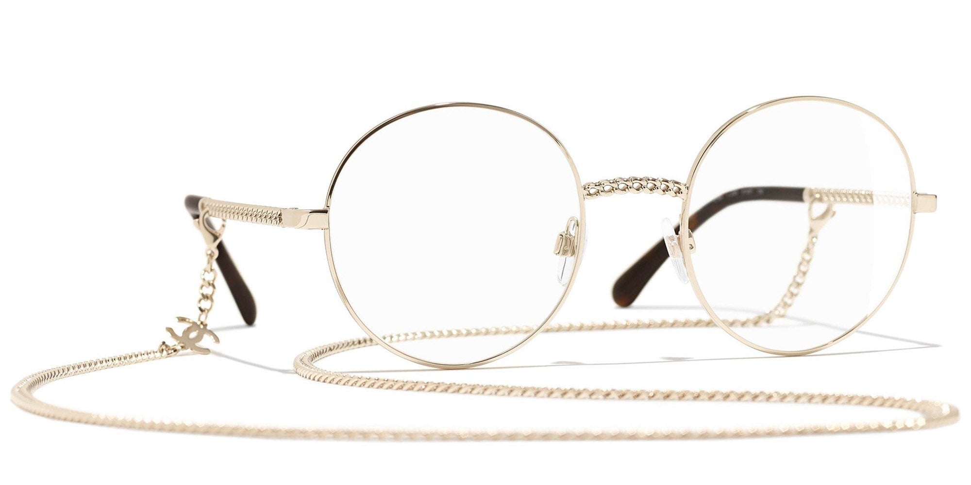 Shop CHANEL Unisex Round Eyeglasses by cocofashion