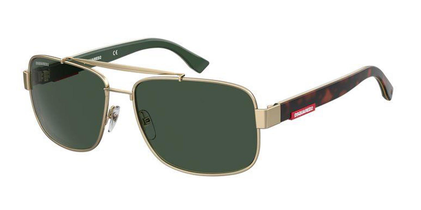 DSQUARED2 D2 0001/S Gold/Green #colour_gold-green