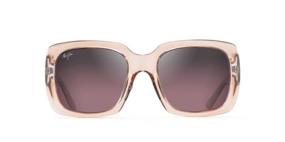 Maui Jim Two Steps Transparent Pink/Maui Rose #colour_transparent-pink-maui-rose