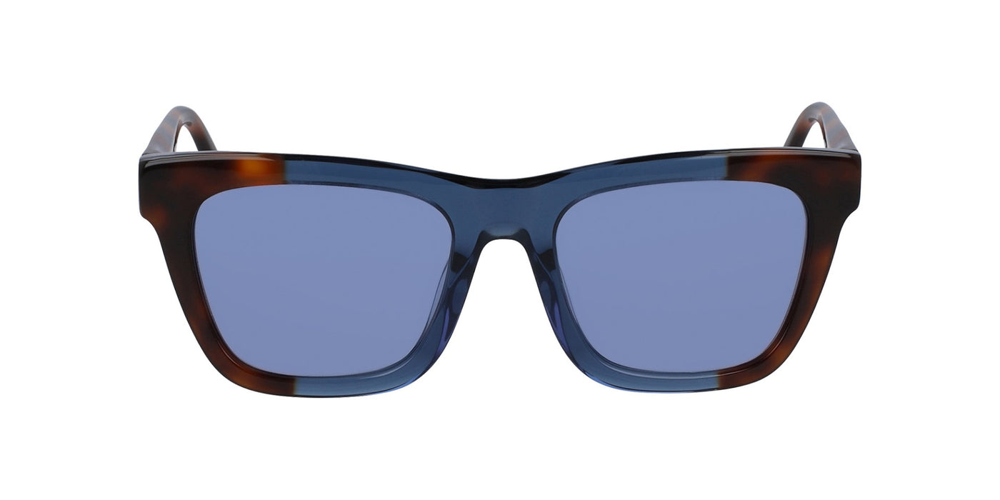 DKNY DK529S Light Tortoise/Blue #colour_light-tortoise-blue