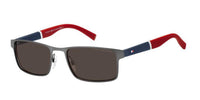 Tommy Hilfiger TH1904/S Matte Dark Ruthenium/Brown #colour_matte-dark-ruthenium-brown