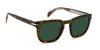 David Beckham DB7076/S B Havana/Green #colour_havana-green