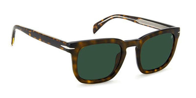 David Beckham DB7076/S B Havana/Green #colour_havana-green