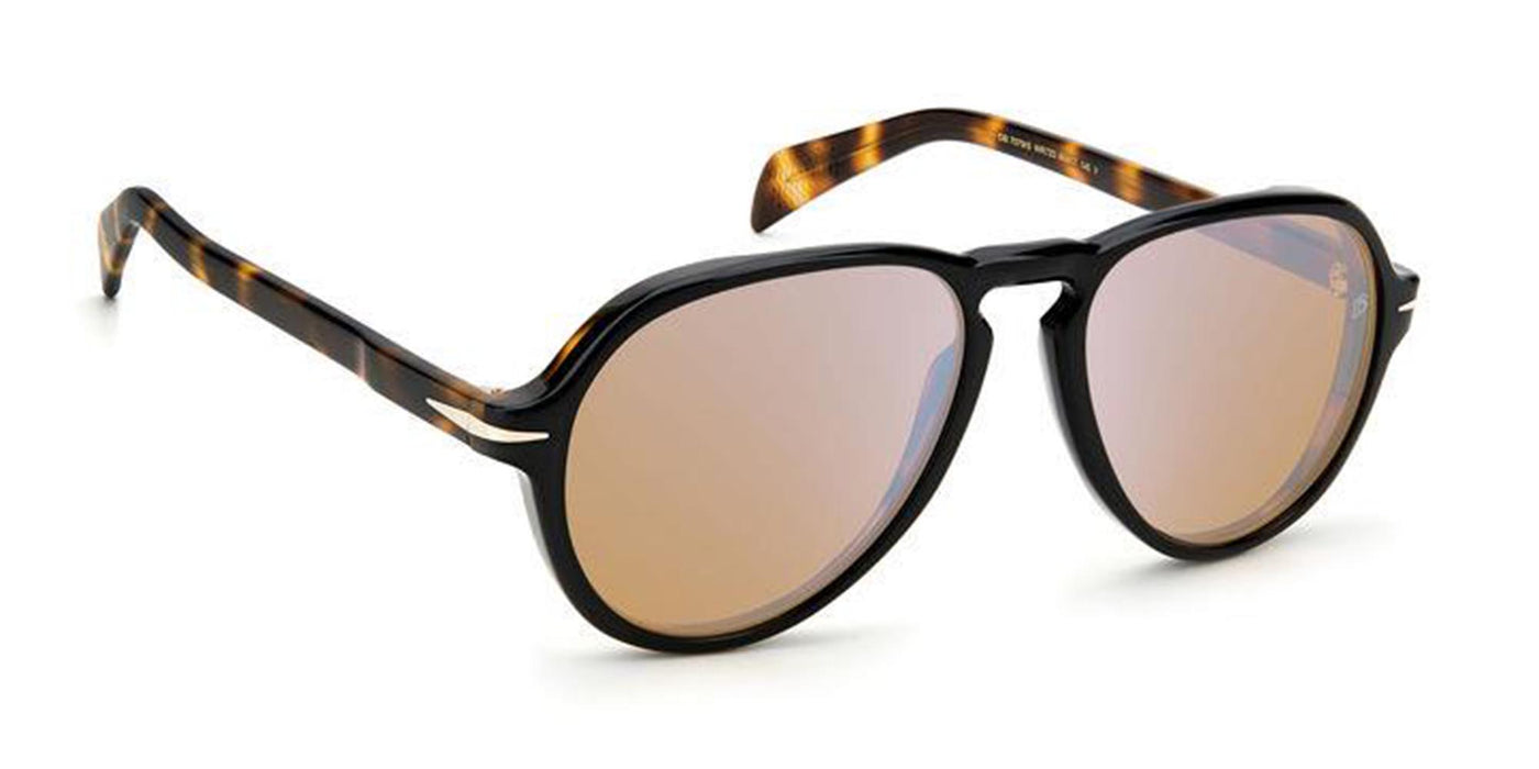 David Beckham DB7079/S Black-Havana/Brown Mirror #colour_black-havana-brown-mirror