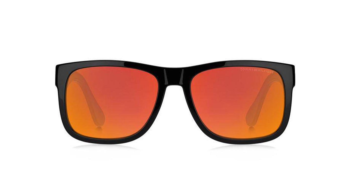 Tommy Hilfiger TH1556/S Black/Orange Mirror #colour_black-orange-mirror