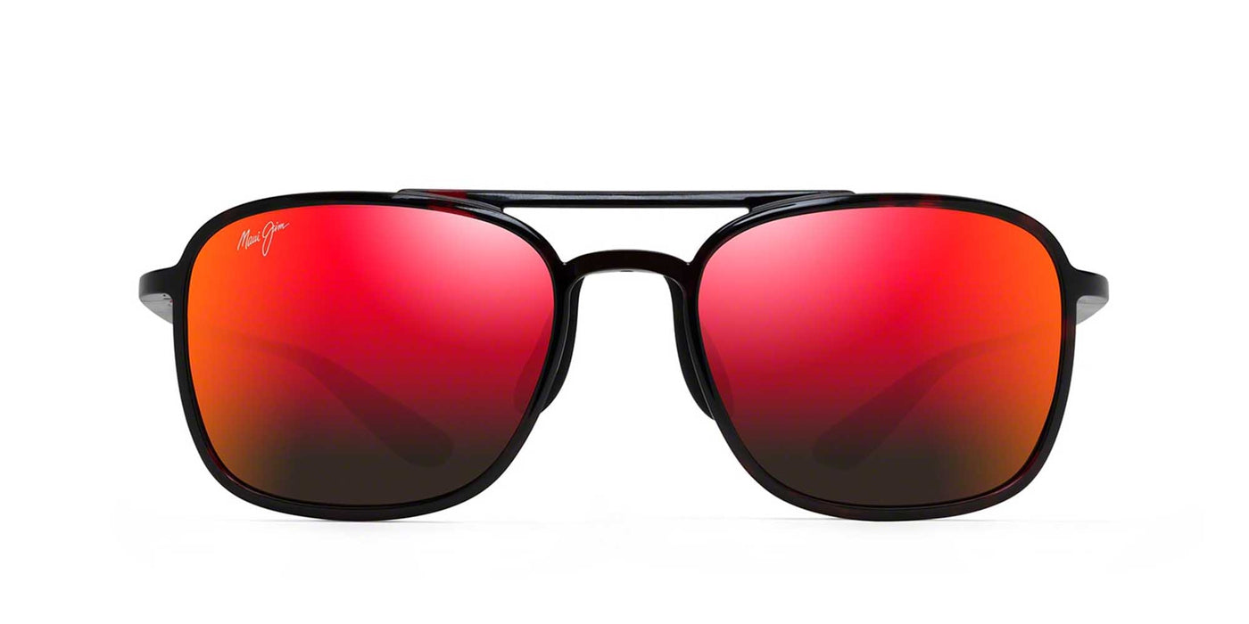 Maui Jim Keokea Black Red Tortoise/Hawaii Lava-Red Mirror #colour_black-red-tortoise-hawaii-lava-red-mirror