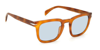 David Beckham DB7076/S B Light Havana/Blue #colour_light-havana-blue