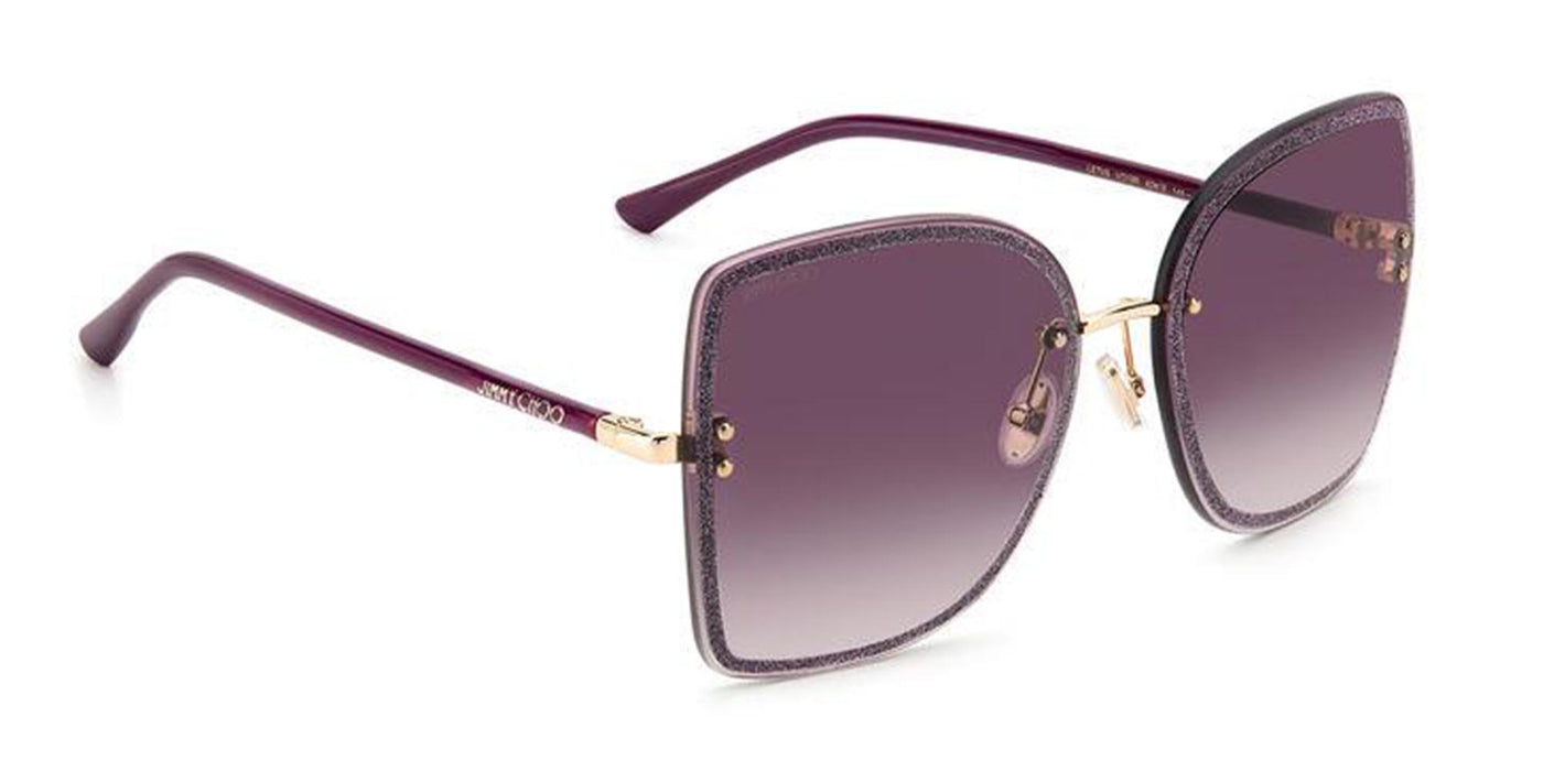 Jimmy Choo Leti/S Gold-Plum/Violet Gradient #colour_gold-plum-violet-gradient