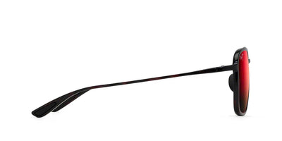 Maui Jim Keokea Black Red Tortoise/Hawaii Lava-Red Mirror #colour_black-red-tortoise-hawaii-lava-red-mirror