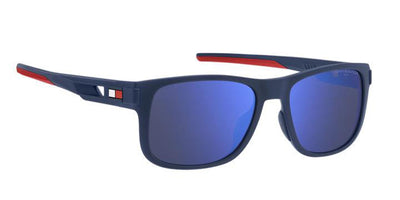 Tommy Hilfiger TH1913/S Matte Blue/Blue Mirror #colour_matte-blue-blue-mirror