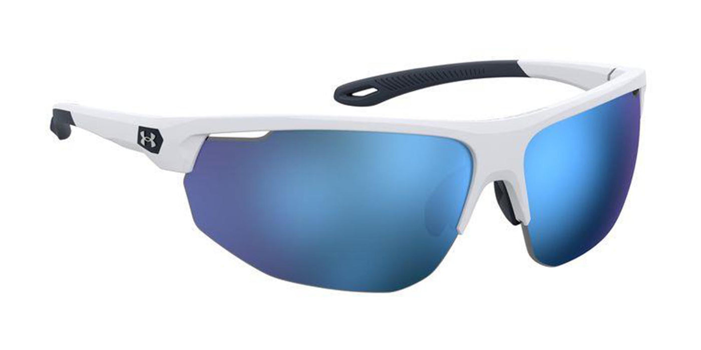 Under Armour UA0002/G/S Asian Fit White/Blue Mirror #colour_white-blue-mirror