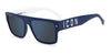 DSQUARED2 Icon 0003/S Blue-White/Blue Mirror #colour_blue-white-blue-mirror